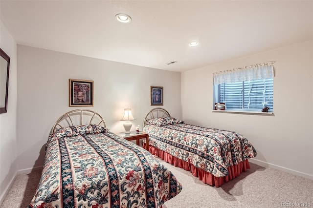 9925 W Progress Pl, Littleton, CO 80123 - carpeted bedroom with baseboards and recessed lighting