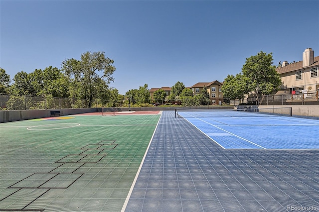 9925 W Progress Pl, Littleton, CO 80123 - view of tennis court with community basketball court