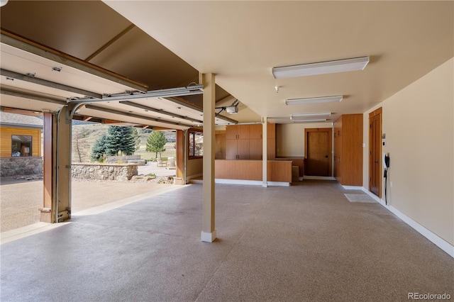 6455 Dakota Ridge Dr, Golden, CO 80403 - garage featuring baseboards