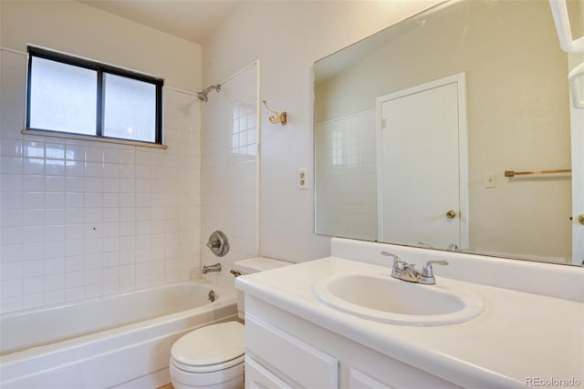 1419 Territory Trl, Colorado Springs, CO 80919 - full bath with vanity, shower / tub combination, and toilet