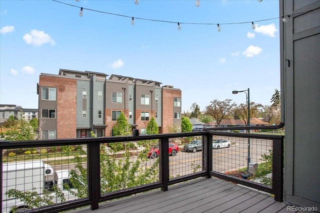 2521 Moline St, Aurora, CO 80010 - wooden terrace with a residential view