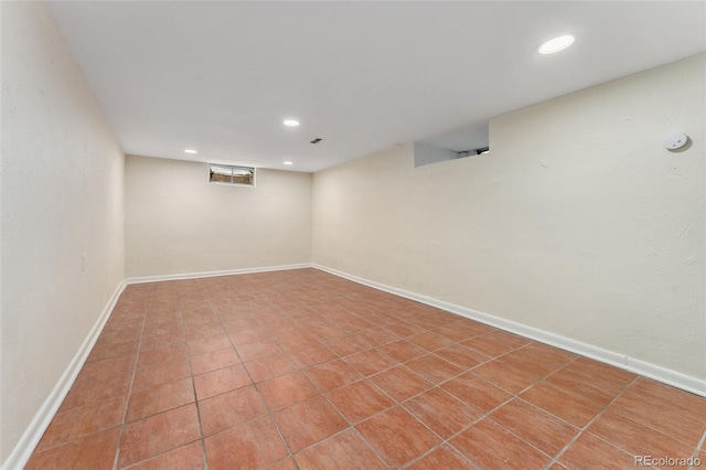 1579 Fairfax St, Denver, CO 80220 - basement featuring recessed lighting and tile patterned floors