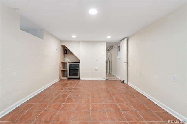 1579 Fairfax St, Denver, CO 80220 - basement with recessed lighting and light tile patterned floors
