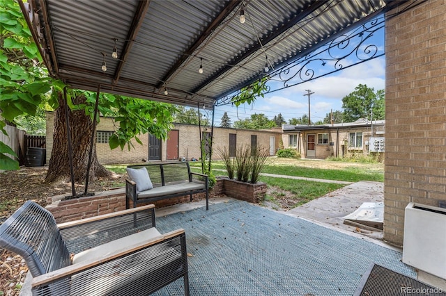 1579 Fairfax St, Denver, CO 80220 - view of patio / terrace with outdoor lounge area