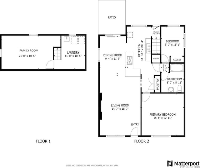 1579 Fairfax St, Denver, CO 80220 - view of floor plan / room layout