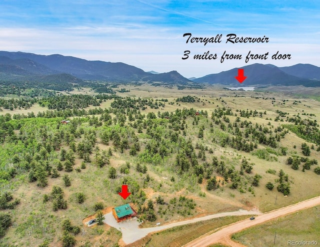 756 Al Gulch Rd, Jefferson, CO 80456 - drone / aerial view of mountains