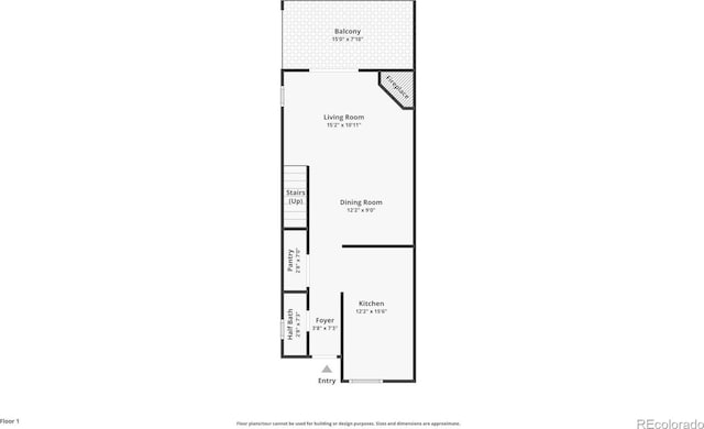 3030 Wyandot St Unit 7, Denver, CO 80211 - view of floor plan / room layout