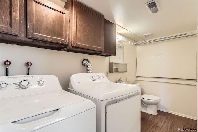 9061 Osceola St, Westminster, CO 80031 - washroom with washing machine and clothes dryer, wood finished floors, and baseboards