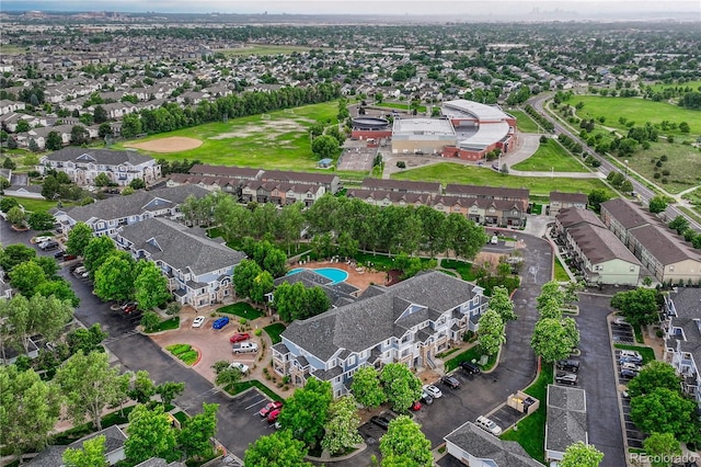 5255 Memphis St Unit 1009, Denver, CO 80239 - aerial view of property's location featuring nearby suburban area