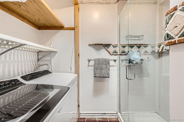 laundry area with washer and dryer