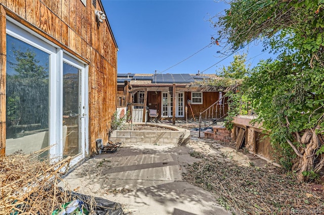 exterior space with a patio