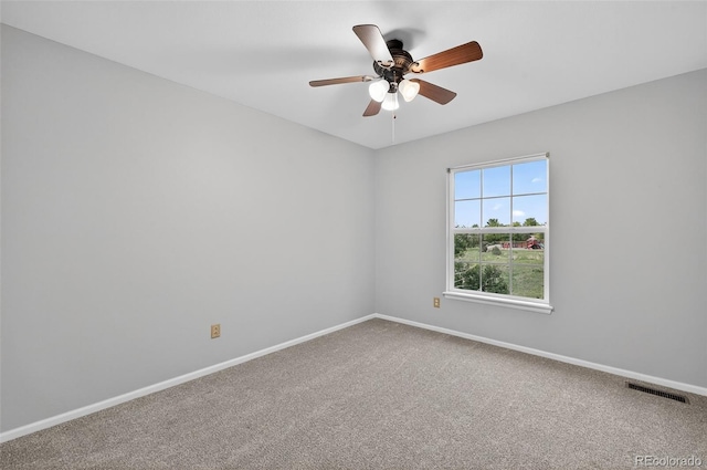 14620 Prairie Sky Ln, Broomfield, CO 80023 - spare room with carpet flooring and a ceiling fan