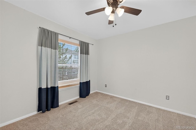 14620 Prairie Sky Ln, Broomfield, CO 80023 - empty room featuring light carpet and a ceiling fan