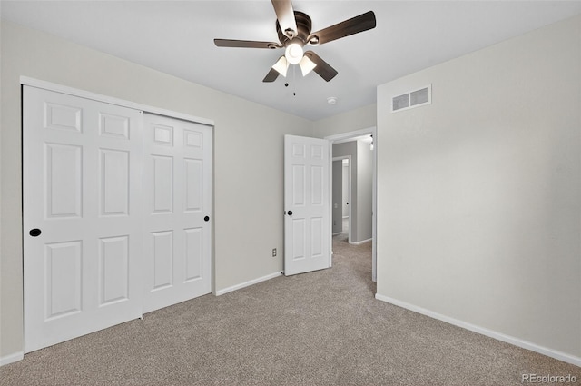 14620 Prairie Sky Ln, Broomfield, CO 80023 - unfurnished bedroom featuring carpet floors, a closet, and a ceiling fan