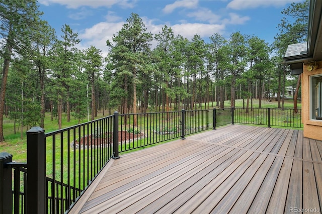 19770 Roaming Dr, Colorado Springs, CO 80908 - deck with a yard