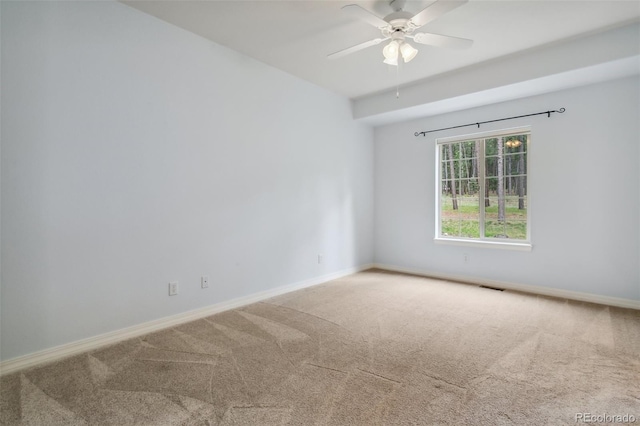 19770 Roaming Dr, Colorado Springs, CO 80908 - unfurnished room with carpet flooring and a ceiling fan
