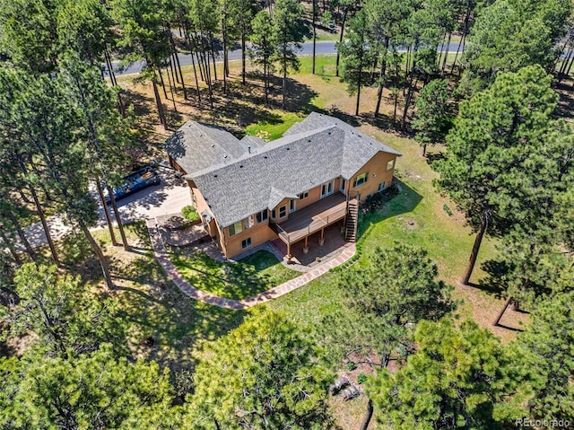 19770 Roaming Dr, Colorado Springs, CO 80908 - view from above of property