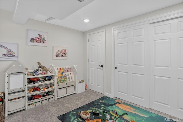 9356 W Geddes Pl, Littleton, CO 80128 - playroom with carpet and recessed lighting