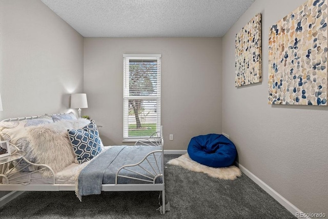 20908 E Dorado Cir, Centennial, CO 80015 - bedroom featuring carpet floors, baseboards, and a textured ceiling
