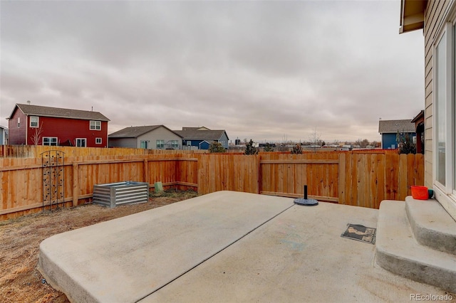 view of patio / terrace with a fenced backyard