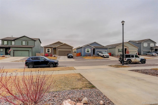 view of yard with a residential view