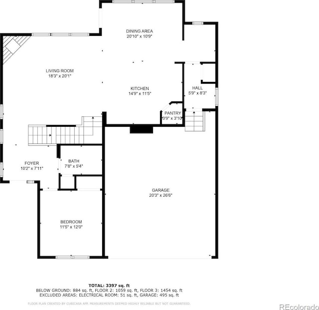 19760 W 59th Dr, Golden, CO 80403 - view of floor plan / room layout