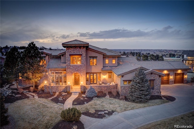 view of mediterranean / spanish-style home