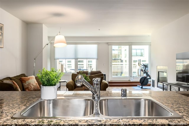 kitchen featuring sink