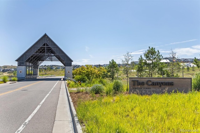 view of road