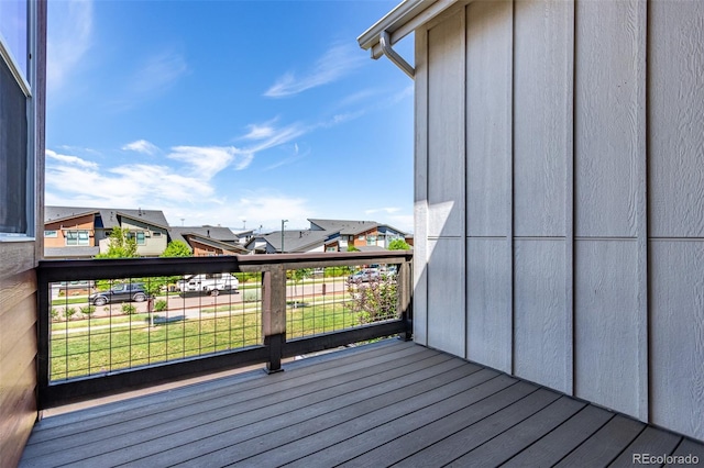5834 Beeler Ct, Denver, CO 80238 - wooden deck featuring a residential view