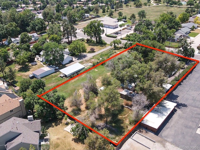 birds eye view of property featuring a residential view