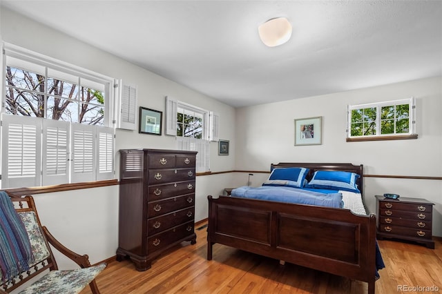 1322 Wicklow St, Boulder, CO 80303 - bedroom featuring light wood-style floors and baseboards