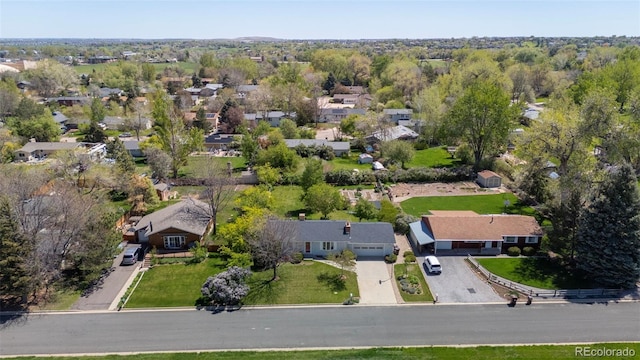 1322 Wicklow St, Boulder, CO 80303 - aerial view of property's location with nearby suburban area