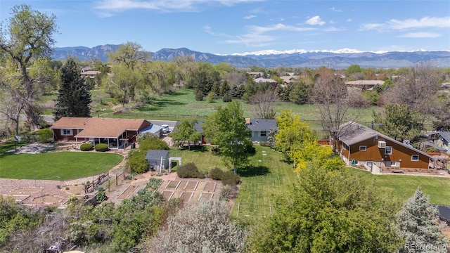 1322 Wicklow St, Boulder, CO 80303 - view from above of property featuring mountains