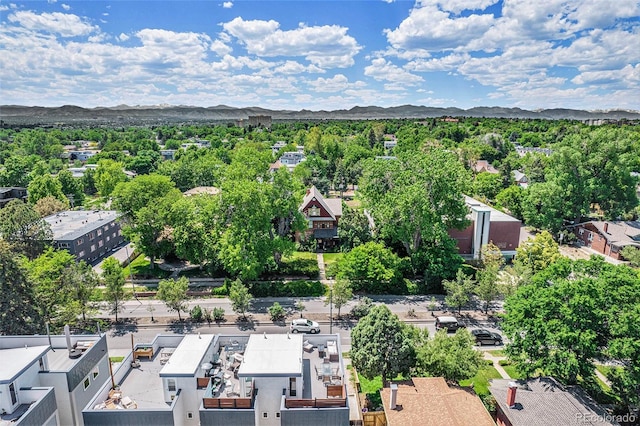 2726 Federal Blvd Unit 1, Denver, CO 80211 - aerial perspective of suburban area featuring a mountain backdrop