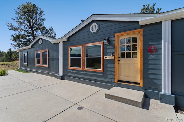 exterior space with a patio