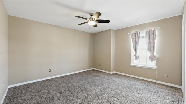 8308 Needle Drop Ct, Colorado Springs, CO 80908 - unfurnished room with a ceiling fan and carpet