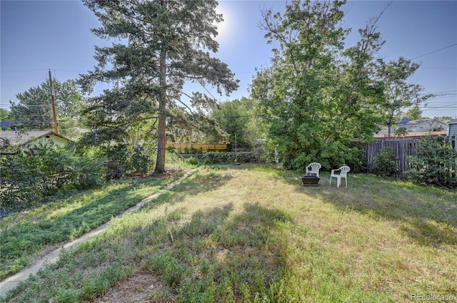 4130 S Elati St, Englewood, CO 80110 - view of yard with a fire pit