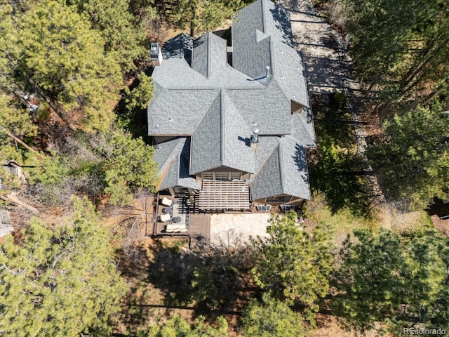 aerial view of property and surrounding area
