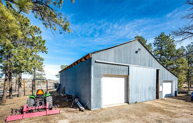 view of outbuilding with an outdoor structure