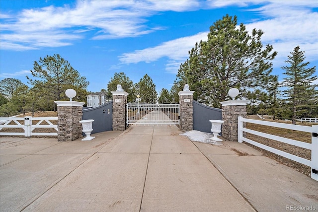 view of gate