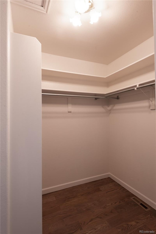 1772 Eisenhower, Louisville, CO 80027 - spacious closet featuring dark wood-style flooring