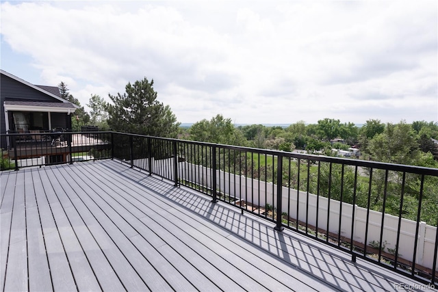 1772 Eisenhower, Louisville, CO 80027 - view of wooden deck