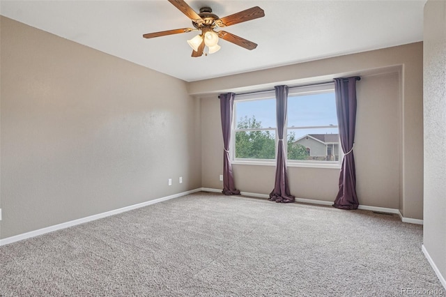 7667 W Brook Dr, Littleton, CO 80128 - carpeted spare room featuring a ceiling fan and baseboards