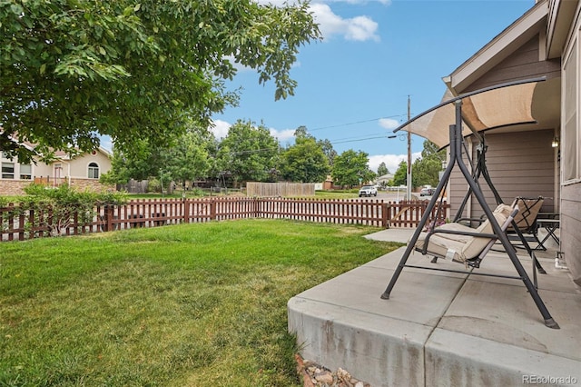 7667 W Brook Dr, Littleton, CO 80128 - view of yard with a patio