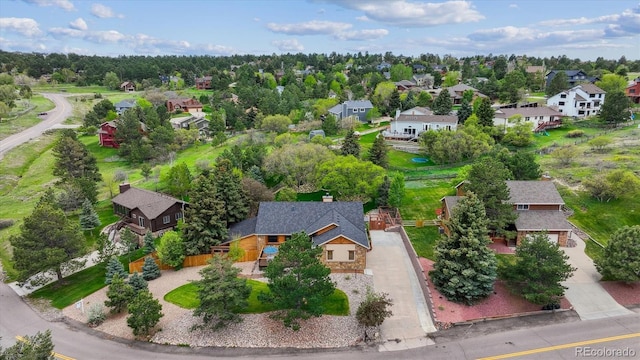 aerial perspective of suburban area