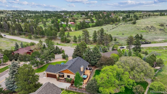 aerial view of property and surrounding area