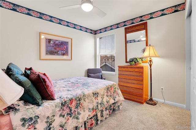 19939 E Belleview Ln, Centennial, CO 80015 - carpeted bedroom featuring a ceiling fan and baseboards