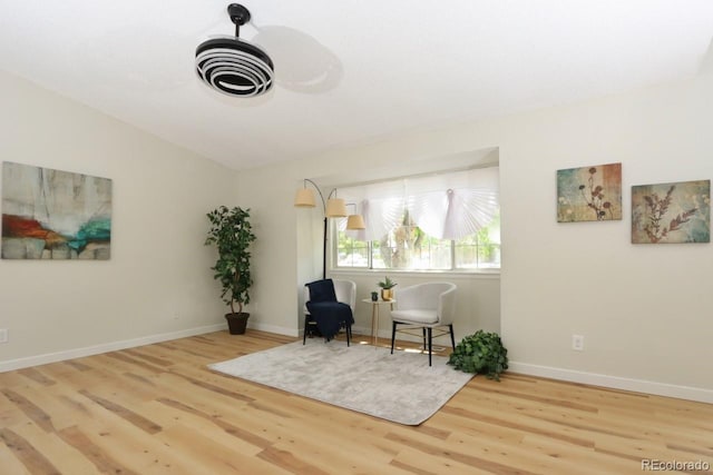 4302 Nepal St, Denver, CO 80249 - sitting room featuring wood finished floors and baseboards