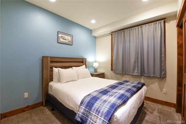 302 N Main St, Breckenridge, CO 80424 - bedroom featuring baseboards, recessed lighting, and carpet floors